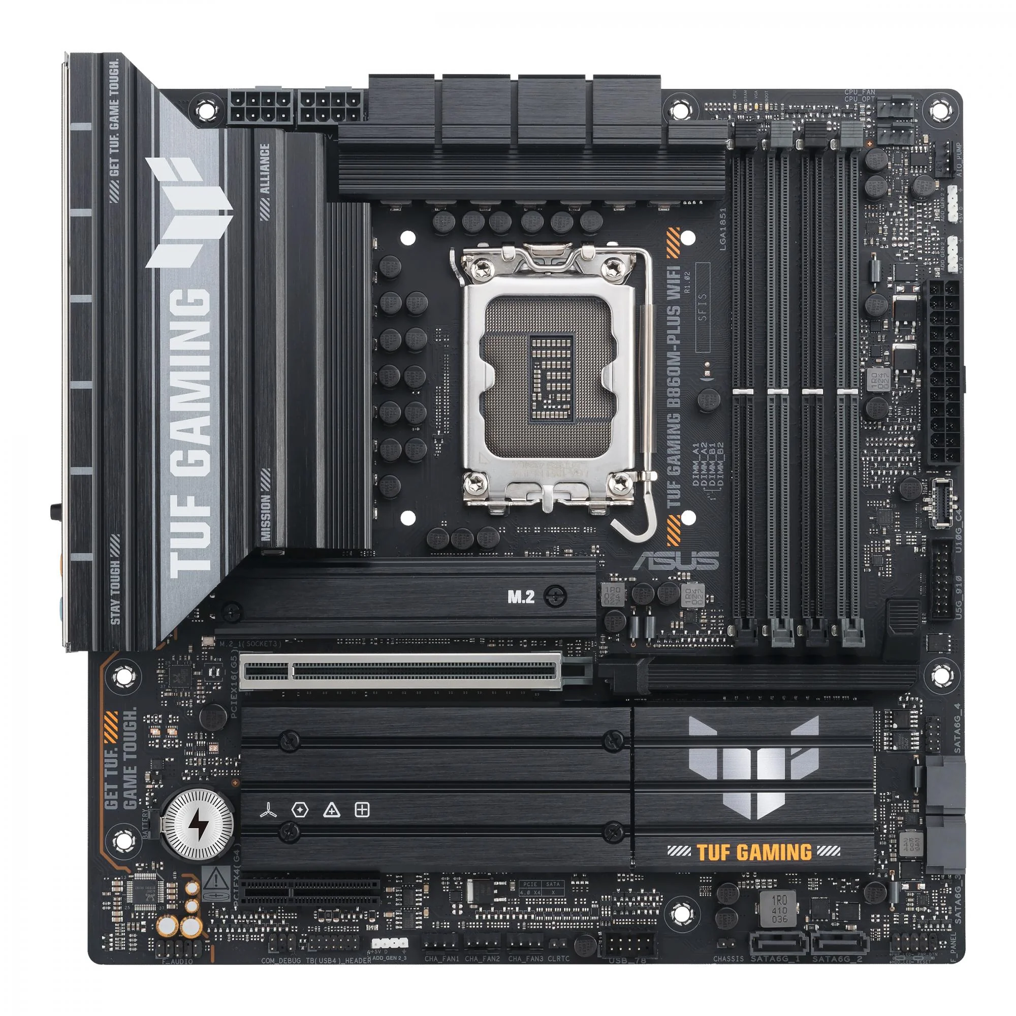 ASUS TUF GAMING B860M-PLUS WIFI (mATX. B860. LGA 1851. DDR5)