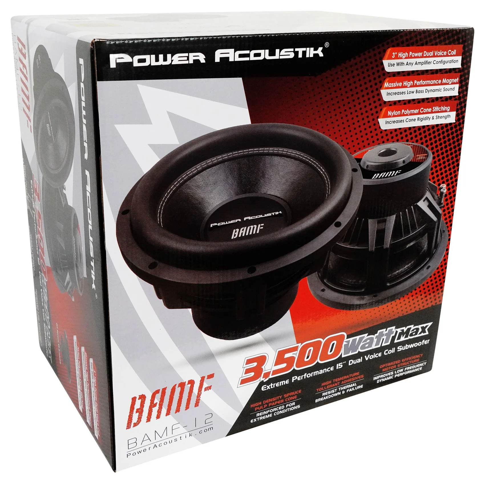 2) Power Acoustik BAMF-124 12