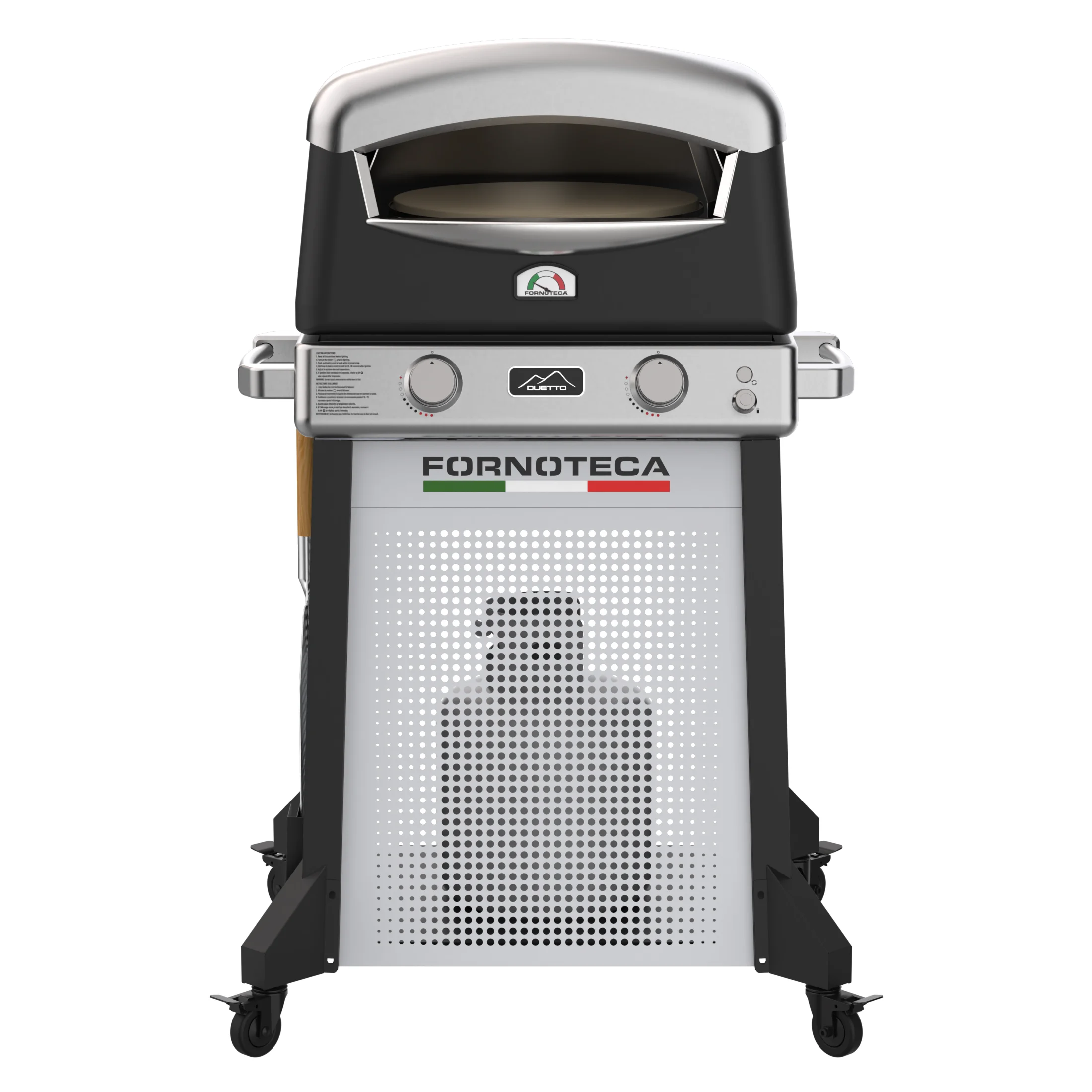 Blackstone Outdoor Propane Fornoteca Black Pizza Oven with Peel